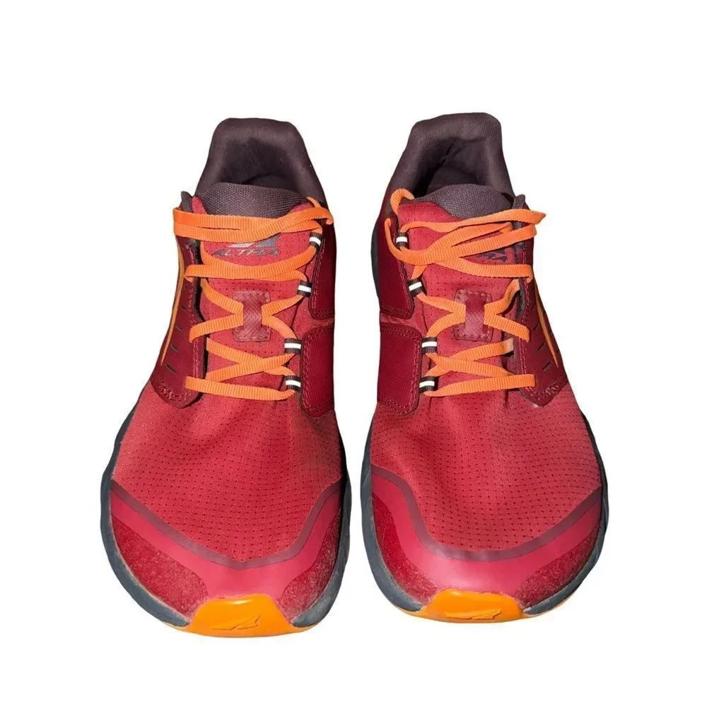Altra Superior 5 Trail Shoe — Maroon with Orange Accents size 10.5 women’s